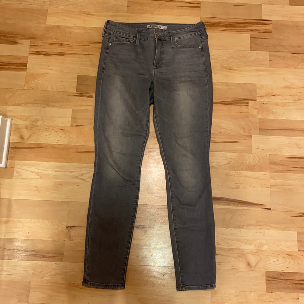 Athleta Sculptek gray ankle pants